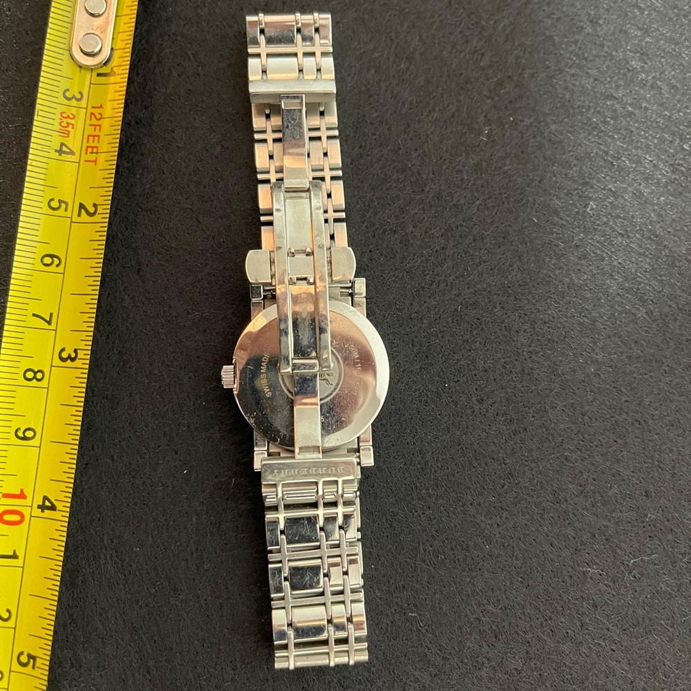 Burberry silver heritage stainless steel watch - Picture 3 of 4